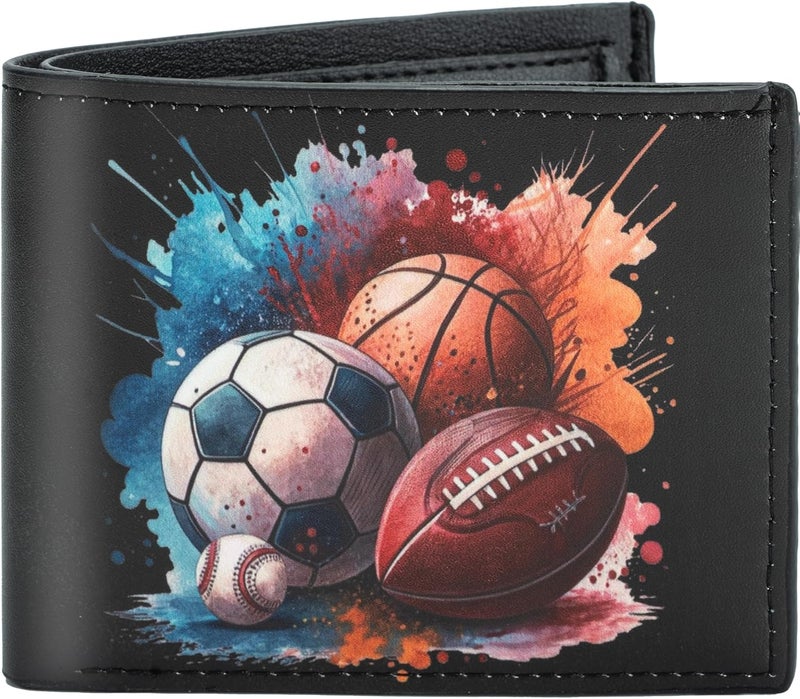 Fonwill Boys Wallet for Kids, Cool Bifold Rfid Blocking Leather Wallet 4 5 6 7 8 9 10 11 12 Ages, Novelty Kids Wallet with Zipper Coin Pocket for Boys Teen Girls Birthday Christmas Gifts - Image 1